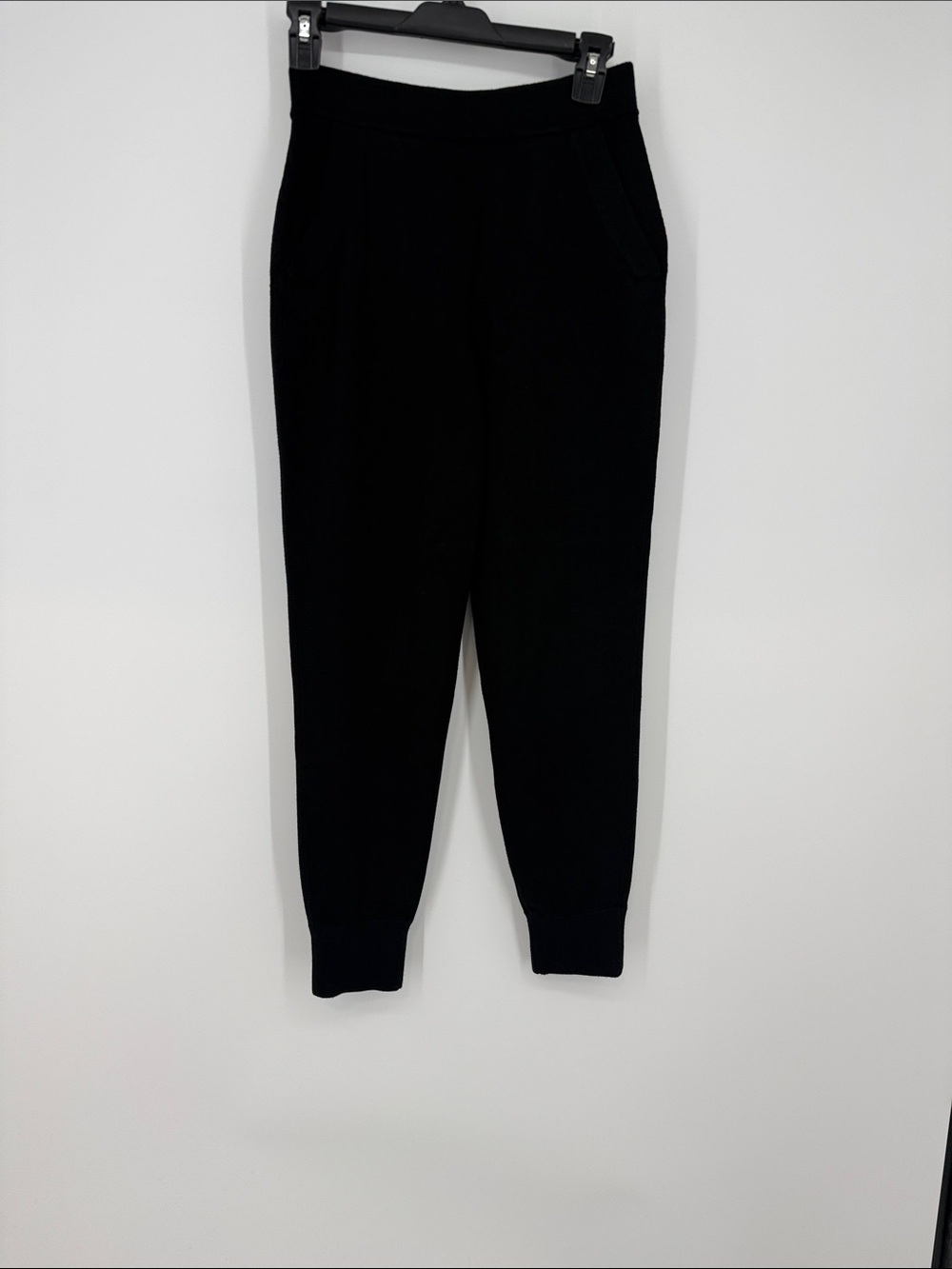 Babaton Black Knit joggers